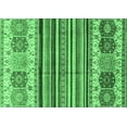 thumbnail image 1 of Ahgly Company Indoor Rectangle Abstract Emerald Green Modern Area Rugs, 2' x 3', 1 of 4