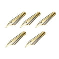thumbnail image 6 of Iraurita Fountain Pen Nibs 5pcs Medium(0.5mm) Gold Nibs, Iridium Stainless Nib, Calligraphy Lovers' Essential, 6 of 9