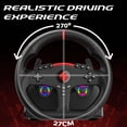 thumbnail image 3 of Subsonic – Superdrive 270 GT Steering Wheel - Dual stick LED racing wheel, 270° rotation, with pedals and paddle shifters. For Switch 2 / Switch, PS4, PC and Xbox – Black, 3 of 9