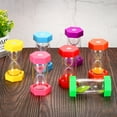 thumbnail image 5 of Uxcell 1 Minute Sand Timer, Hexagon Small Sandy Clock, Count Down Sand Glass Pink, 5 of 5