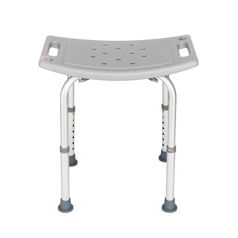 Ktaxon Shower Chair Aluminium Alloy Elderly Bath Chair without Back of