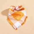 thumbnail image 2 of Dog Plaid Bandana, Pet Dog Triangle Scarf, Pet Neckwear Apparel with Fringed Trim - for Small Medium Dogs, Daily Wear, Party Decoration, Outdoor Activities, 2 of 4