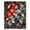 Black, Pattern 5, variant on ODIKA 5'x7' Machine Washable Non-Slip Area Rug, Industrial Red High Traffic Rug, Red, 941907
