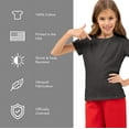 thumbnail image 4 of Steven Universe Blue Diamond Mural Kids T Shirt (Small) for Youth Toddler Boys and Girls, Charcoal, 4 of 5