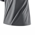 thumbnail image 3 of Luvrsol Big & Tall Mens Tshirt Solid Basic Turndown Collar Short Sleeve Light Cotton Simple Work Shirts M-5XL, 3 of 5