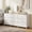 White, variant on LEDREM 9-Drawer Dresser, TV Stand, Modern basic Chest of Drawers, 68.4 x 13.8 x 26.8 Inches, White