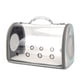 thumbnail image 3 of Bolsa de transporte para gatos, transparente, para salir, portátil, para coche, transpirable, para gatos, mochila para mascotas, mensajero portátil para gatos y perros, 3 of 5