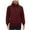 Wine, variant on Tauxra Jackets for Men,Men's Sweatshirt,Long Sleeve Solid Color Zipper Fleece Lined Hoodless,Jean Jacket Men