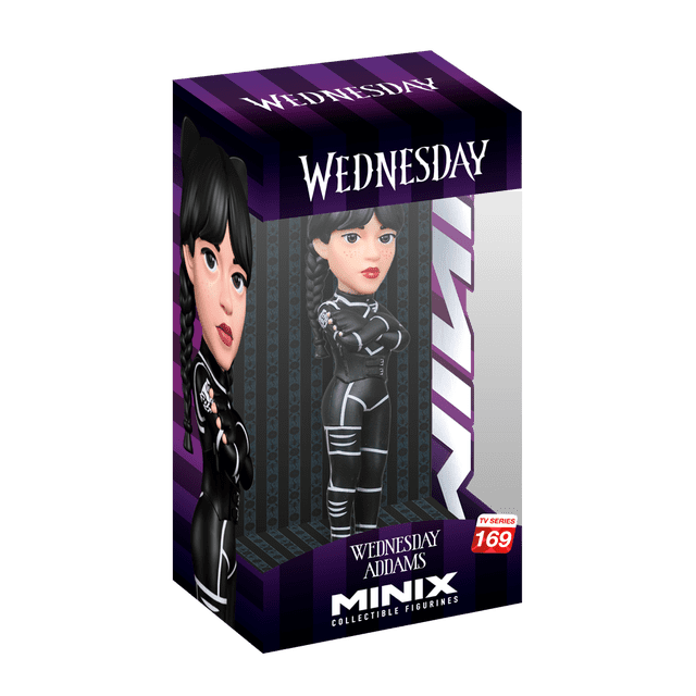 12 cm (4 pouces) Minix Collectible Figurine Wednesday - Wednesday (chat)