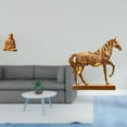 thumbnail image 2 of Figura de caballo del Corazón de Jesús, escultura coleccionable de animal de resina grabada para decoración de pasillo, dormitorio, oficina y, 2 of 8