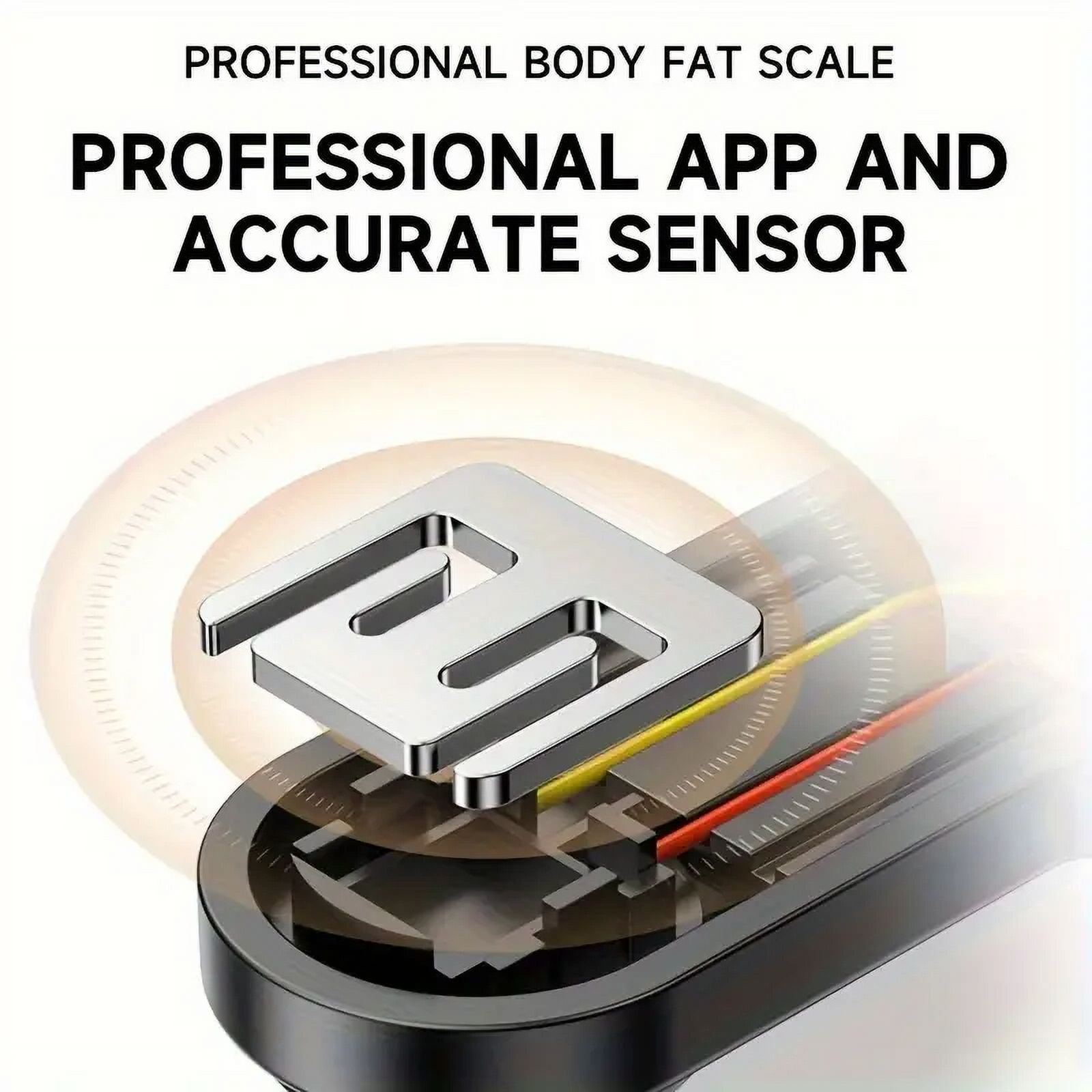 Body Fat Scale Weight Scale High Precision Electronic Weight Scale HD Display 400 Lbs Multiple Health Data Analysis BMI Fat Muscle Moisture Mobile APP Connection