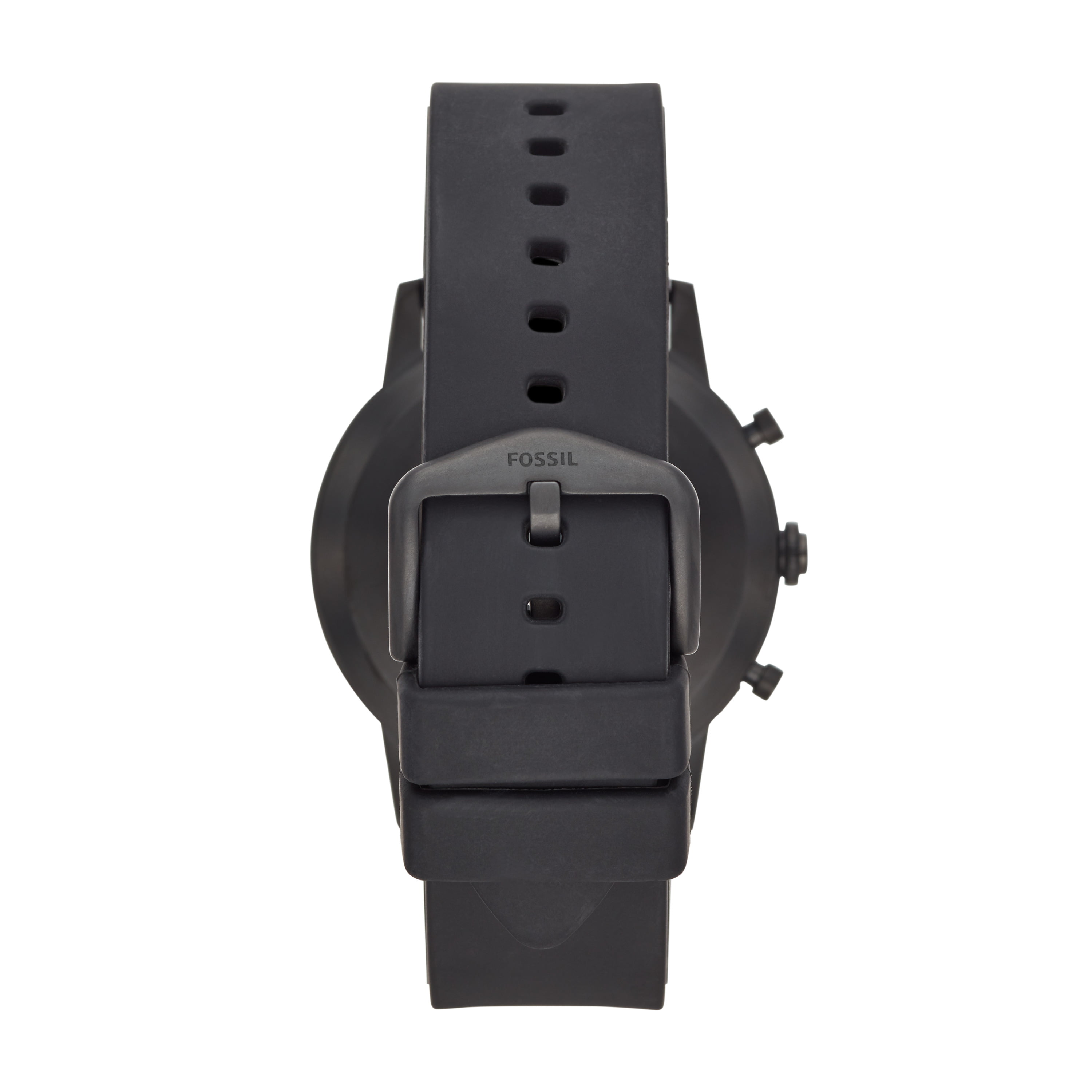 Fossil Men's Collider Hybrid Smartwatch HR Black-Tone Stainless Steel with Black Silicone Band, - Walmart.com