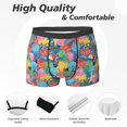 thumbnail image 2 of Men's Boxer Briefs, Starfish And Algae Soft Comfy Mens Underwear Boxer Briefs Breathable With Widen Waist, 2 of 7