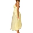 thumbnail image 3 of SUNSIOM Robe de Soirée Formelle en Tulle pour Femmes Couleur Unie Dos Nu Corset Robe de Soirée pour Cocktail Mariage, 3 of 4