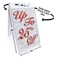 thumbnail image 2 of Special Offer (24" X 36") Standard A-Frame Signicade, Includes Decal Applied To Stand, 2 of 4