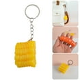 thumbnail image 2 of 4 Pcs Corn Shape Keyrings Decorative Keychain Car Key Chain Simulation Food Keychain Hanging Ornaments Bag Pendant, 2 of 13