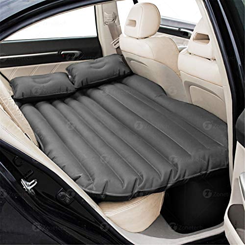 Details about   Inflatable Air Bed Camping Mattress Back Seat Sleeper Repose  Car Pillows Pump 