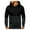 Black, variant on Cmfcve Men's Athletic Sweatshirts Color Block Printed Streetwear Pullover Hoodies Long Sleeve Round Neck Hooded Work Jacket Top