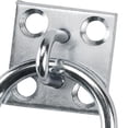 thumbnail image 5 of jinwen Assiette Cheval Stable Fer Nickelé 50Mmx50mm Attache Chevaux, 5 of 5