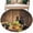 Brown, variant on Red Wines Round Area Rug 8Ft Washable Large Circle Rugs for Living Room Dorm, Champagne Grapes Galsses Country Wooden Plank Non-Slip Carpet Floor Mats Indoor Outdoor Carpet Runner Home Decor