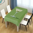 thumbnail image 4 of Yayeee Tablecloths 54" x 54" Rectangle Wrinkle Resistant Party Table Cover, Green Martini Glass, 4 of 8