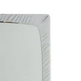 thumbnail image 2 of Ambesonne Urban Fitted Sheet, Modern Spanish Shutter, Queen Size, Brown White, 2 of 2