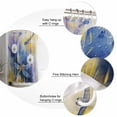 thumbnail image 5 of Purple Dragonfly Shower Curtains for Bathroom Waterproof Fabric Bath Curtains Decor Bath Tub Curtain Watercolor Spring Summer Floral Decorative Shower Curtain Sets with 12 Hooks, 72x72 Inch, 5 of 6