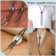 thumbnail image 5 of 3 Sets 1.2x1 Inch Large Size Iron Bolo Tie Tips Replacement End Caps Kit 3Pcs Textured Tips Cord 6Pcs Round Alloy Buckle End 3Pcs Bolo Tie Slide Clasps for Bolo Tie Making (Antique Bronze), 5 of 5