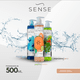 thumbnail image 3 of Jabón Líquido de Manos SENSE Pepino Melón 500ML SENSE, 3 of 6