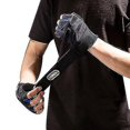 thumbnail image 3 of Guantes de entrenamiento con el dedo completo Afortunado Sencillez con muñequera protección completa de la palma, 3 of 5