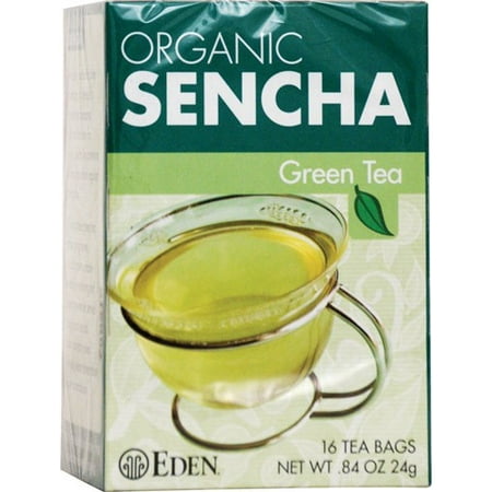 Eden Organic Sencha Thé vert Sacs - 16 CT