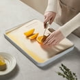 thumbnail image 1 of Garlic Grinding Fruit Cutting Board Home Kitchen Foolproof Cutting Board Baby Food Supplement Fruit Cutting Board Non-slip Chopping Board, 1 of 7