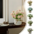 thumbnail image 7 of AYktou Fake Flowers in Vase,Mothers Day Gifts & Fathers Day Gifts,Fake Flowers Hydrangea Flower Pots Silk Flowers for Wedding Gifts,Teacher Appreciation Gifts,Graduation Gifts,Valentine's Day Gifts, 7 of 7