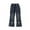 za-Navy, variant on breaise Toddler Kids Girls Jeans Denim Pants High Waisted Flare Leg Jeans Fall Winter Bows Jeans Pants for Kid Loose Long Pants
