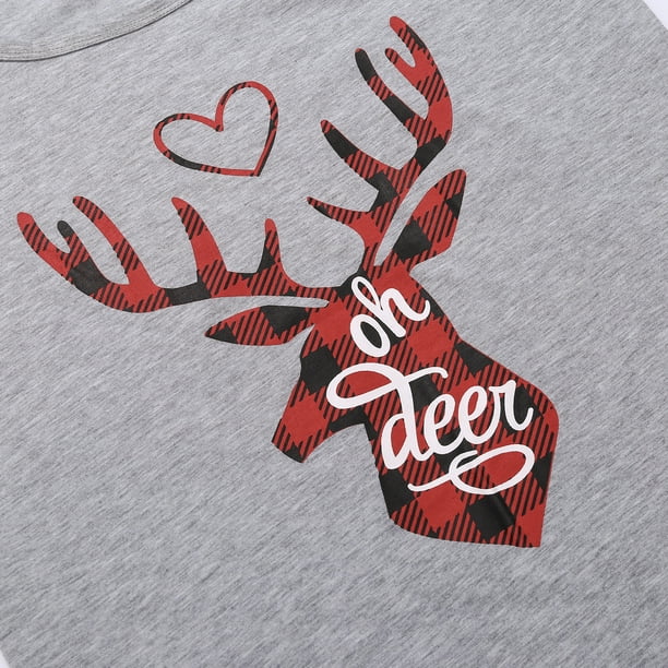 Oh deer family pajamas walmart sale