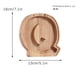thumbnail image 2 of Xihbxyly Ofertas de Caja Abierta Liquidación Devoluciones En Almacén Hucha de Madera Personalizada con Nombre y Caja de Madera para Depósito con Veins Letras En Inglés, 2 of 6