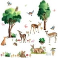 thumbnail image 2 of Woodland Animals Wall Decal Removable Wall Stickers Trees Wall Sticker Home Decor Wall Art Sticker Art PVC Wall Decal Peel and Stick Decals, 2 of 6
