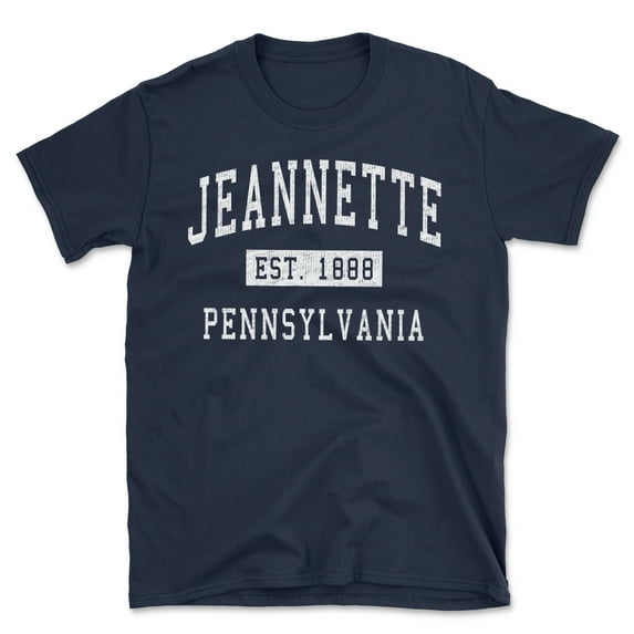 Jeannette Pennsylvania Classic Established Men's Cotton T-Shirt