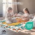 thumbnail image 4 of ODIKA 6'x9' Machine Washable Non-Slip Area Rug, Enchanted Jungle Letter Recognition Interactive Study High Traffic Rug, Yellow, 695744, 4 of 5