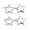 Silver, variant on 2 Pairs Pants Waist Tightener for Loose Jeans Alloy Star Jean Waist Pin No Sew Detachable Waist Buckle Button Pins for Women Jeans Skirts Trousers Adjustment