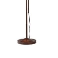 thumbnail image 4 of Metal Rectangular Floor Lamp with Adjustable Pole, Bronze- Saltoro Sherpi, 4 of 5