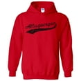 thumbnail image 6 of Albuquerque Baseball Script - Hometown Pride, Pitcher Hoodie - X-Large - Red, 6 of 6