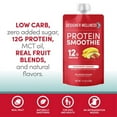 thumbnail image 2 of Designer Wellness Protein Smoothie, 12 Count, Strawberry Banana, Real Fruit, 12g Protein, Low Carb, Zero Added Sugar, Gluten-Free, 2 of 5