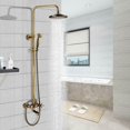 thumbnail image 2 of Cesinkin CES, Faucet Wall Mount Showerhead & Handheld Shower, Gold, 2 of 9