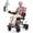 12Ah Battery, variant on Morrean Lightweight Electric Wheelchair for Seniors, 10 Miles Range, 16.5" Cushion Seat, 6Ah Battery, 38lb Foldable All-Terrain Motorized Wheelchair Up to 250lb