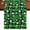Green Dark Green, variant on Table Runners 72 Inches Long Dress Scarves, St Patricks Day Farmhouse Kitchen Table Runner, Coffee Tablerunners, Spring Country Green Shamrock Plaid 14x72 Inch