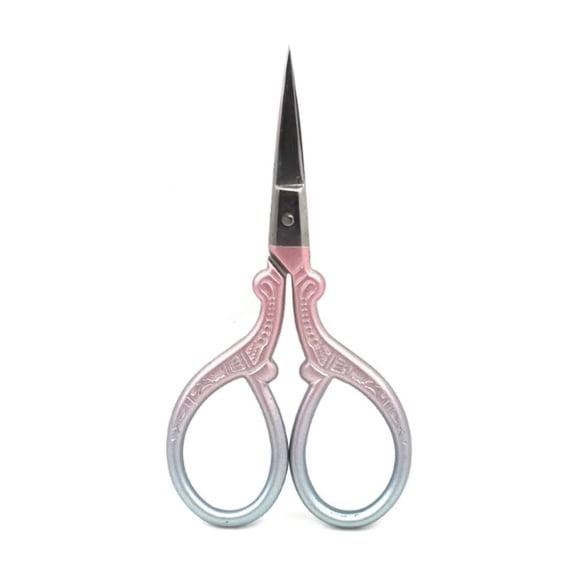 EXLEAF 2026 New 2Pcs Embroidery Scissors,Sharp Mini Scissors for Precise Cutting,Versatile Fabric Scissors for Sewing&Crafting,Comfortable Grip Scissors with Leather Sheath
