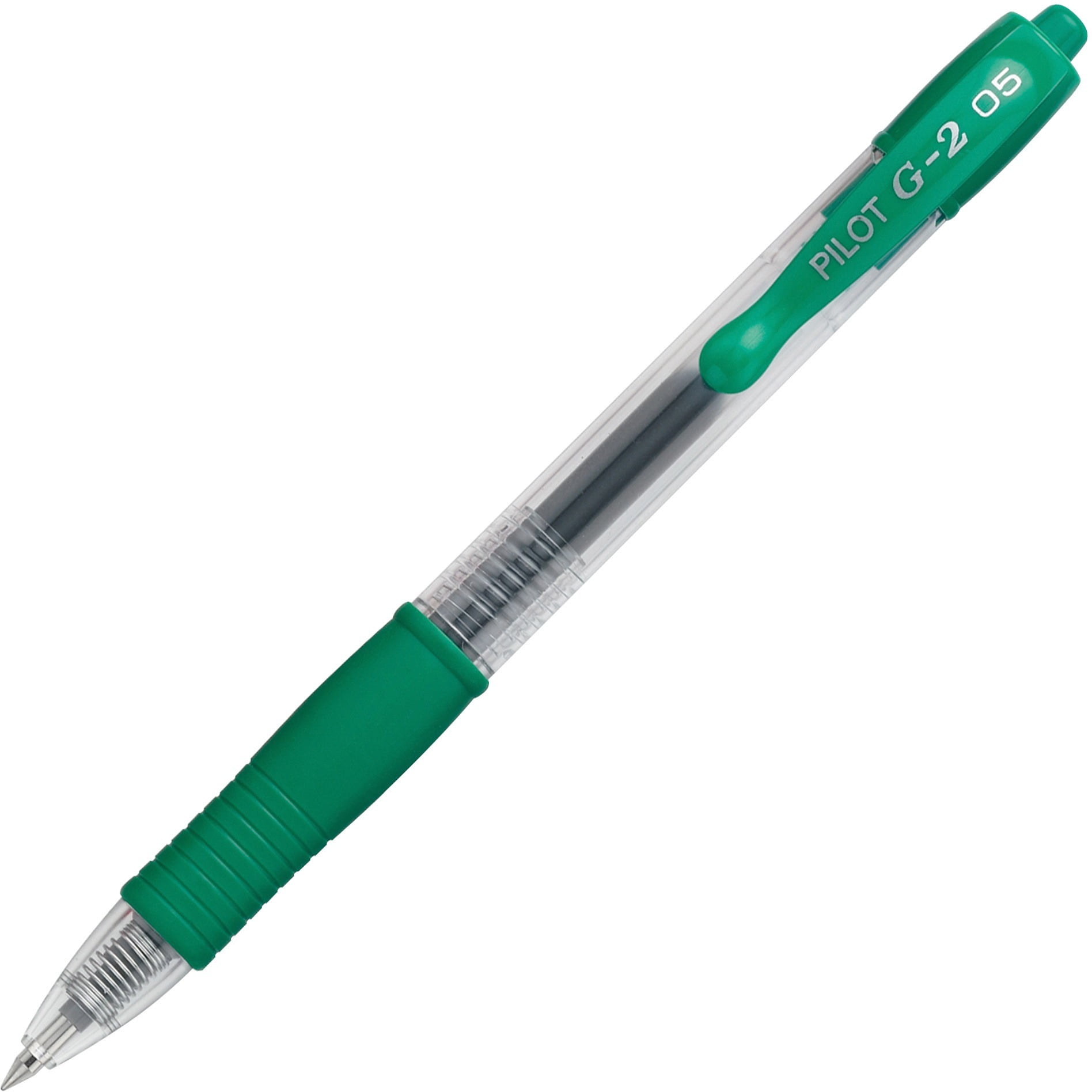 Pilot G2 Gel Ink Pen, 0.5mm Extra Fine Green Ink (12 Per Pack