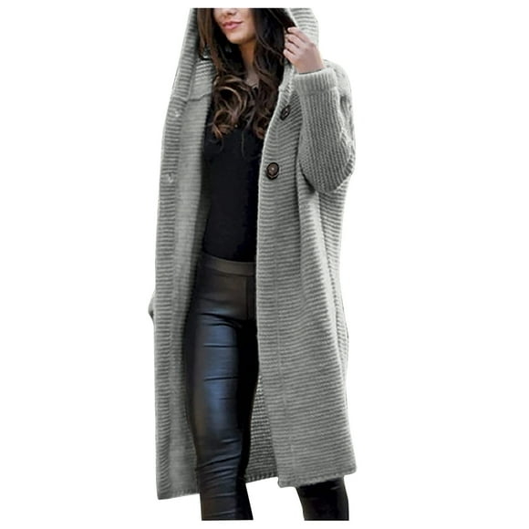 B91xZ Coats Jackets for Women Long Sleeve Warm Soft Polar Lightweight Coat with Pockets for Winter,Gray XXXXL