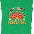 thumbnail image 4 of Inktastic My First Turkey Day with Turkey and Leaves Boys or Girls Baby Bodysuit, 4 of 5